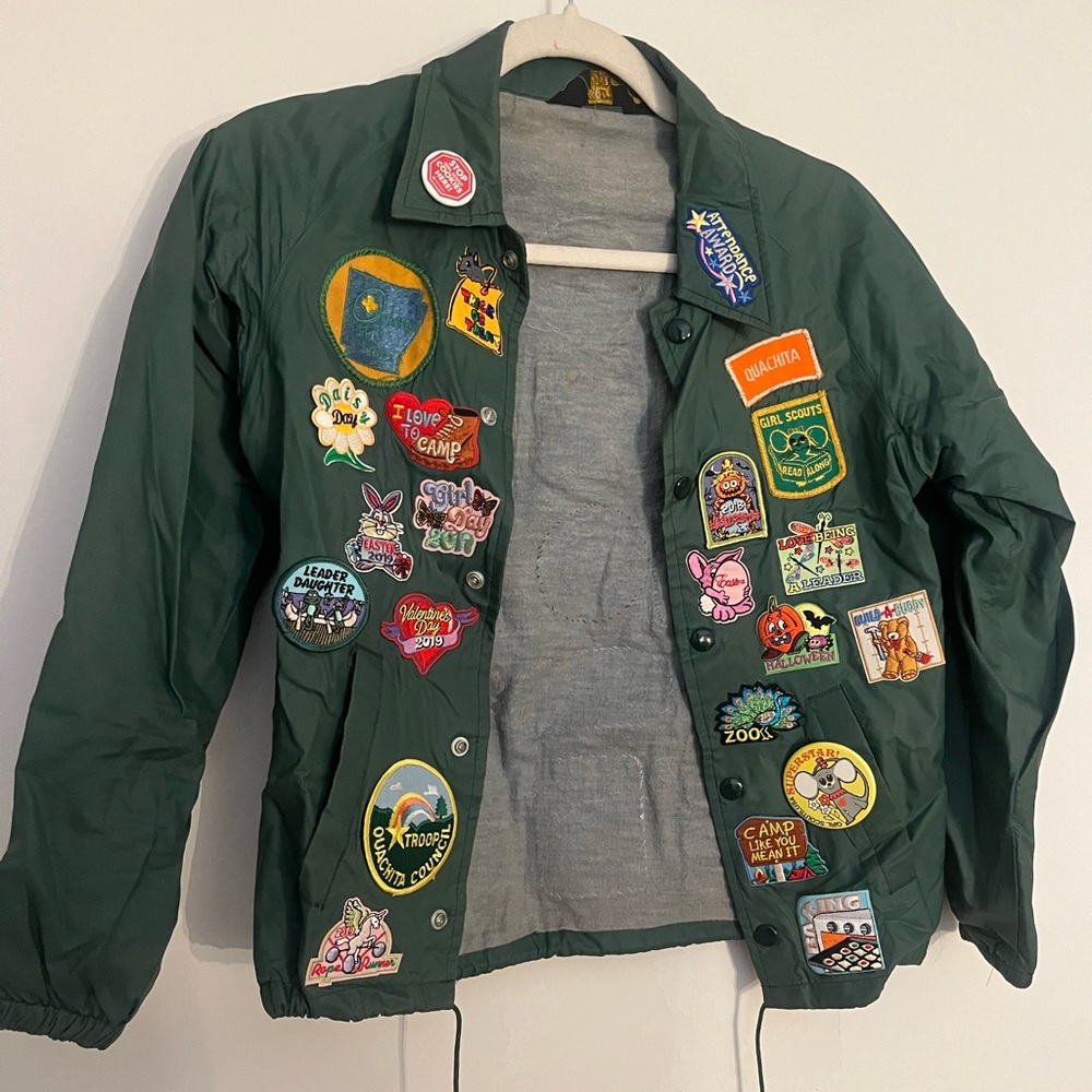 Vintage 1970’s original girlscout jacket / wind breaker